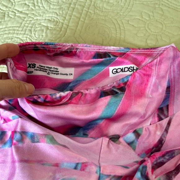 Goldsheep pink workout leggings size xs - Picture 3 of 5